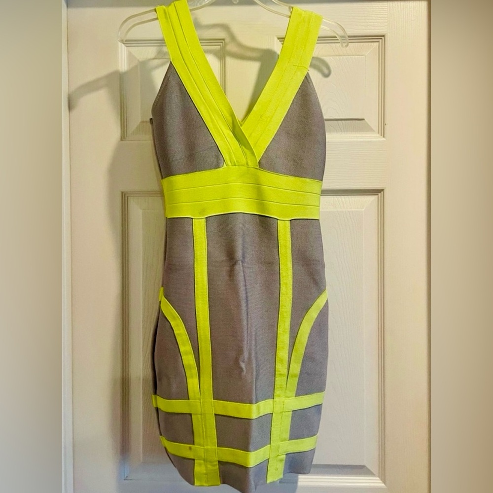 Bebe Bandage Dress - Vintage Bodycon - Picture 3 of 5